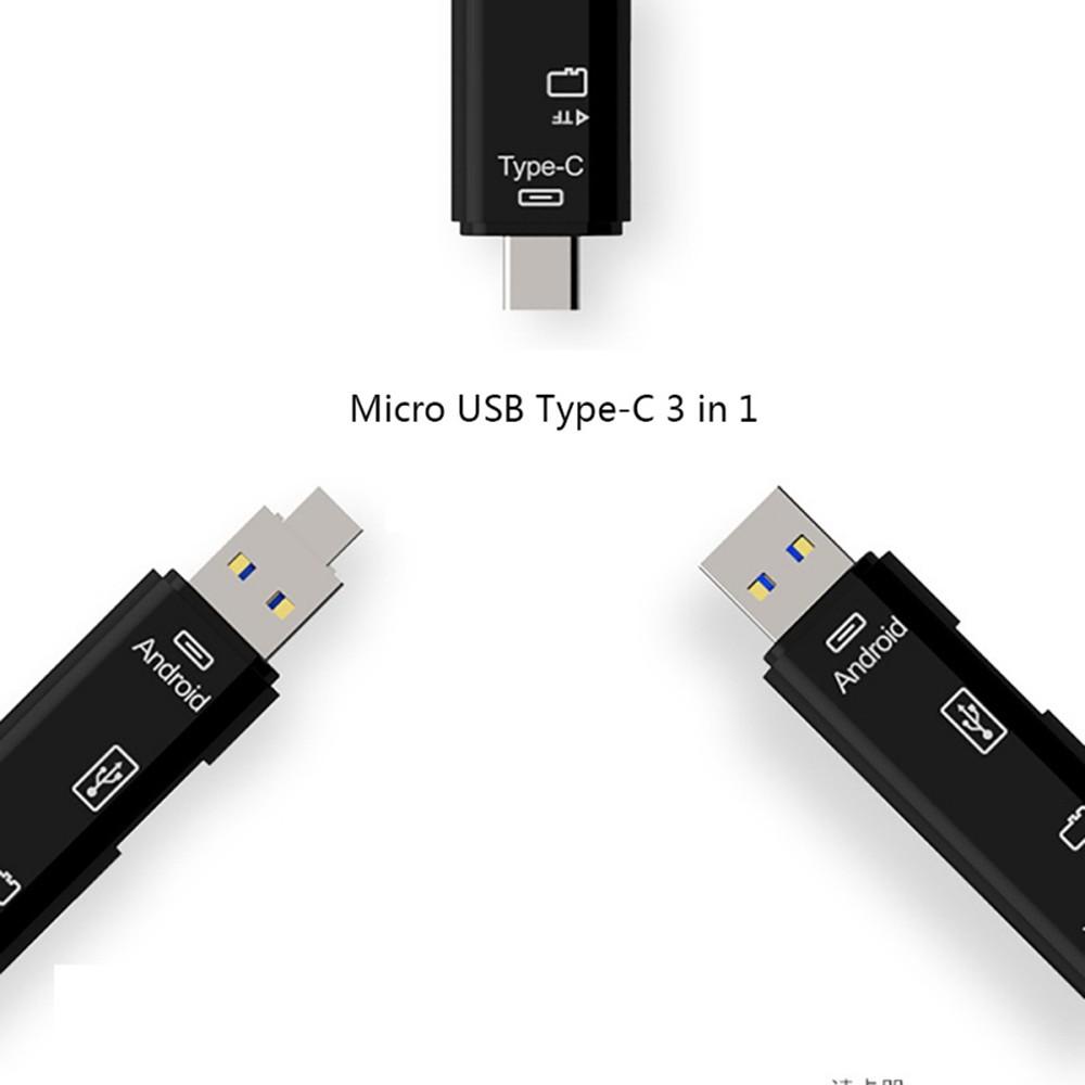 Ginsley-Ÿ C & MicroUSB & USB 3  1 OTG ī ,   OTG TF/USB ȵ̵ ǻ Ȯ  